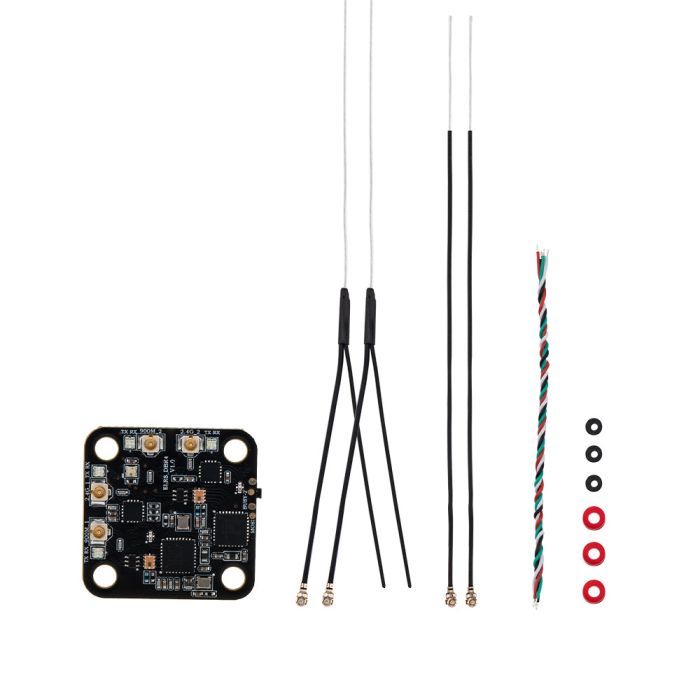 Приймач (RX) RadioMaster DBR4 Dual Band Xross Gemini ExpressLRS Receiver (HP0157.0086) зображення 2