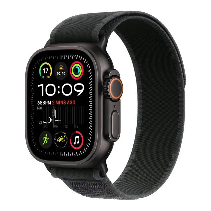 Смарт-часы Apple Watch Ultra 2 2024 GPS + Cellular 49mm Natural Titanium Case with Blue Trail Loop - M/L (MX4L3UL/A)
