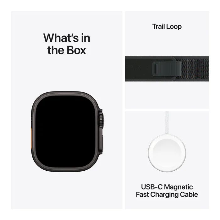Смарт-часы Apple Watch Ultra 2 2024 GPS + Cellular 49mm Natural Titanium Case with Blue Trail Loop - M/L (MX4L3UL/A) изображение 9