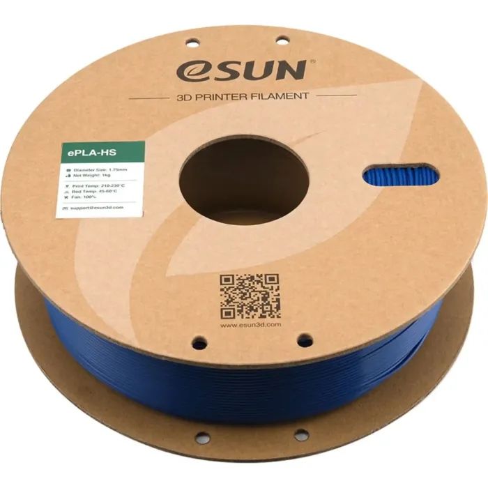 Пластик для 3D-принтера eSUN ePLA+HS, 1,75мм, 1кг, orange (EPLA+HS-P175O1) изображение 3