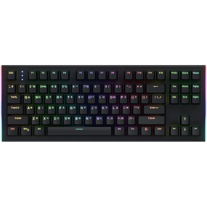 Клавиатура Hator Gravity X TKL Orange USB Black (HTK550UA)