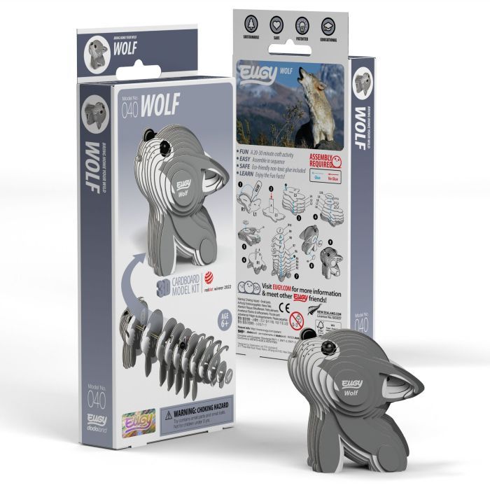 Пазл Eugy 3D Зоопарк Волк (XEG-040) изображение 4