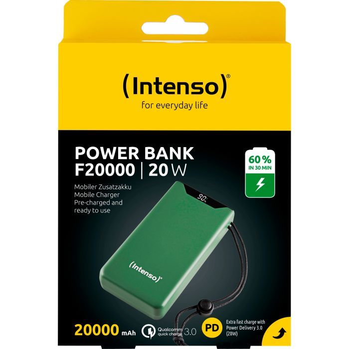 Батарея универсальная Intenso F20000 20000mAh PD/18W, QC3.0, green (7332057) изображение 4
