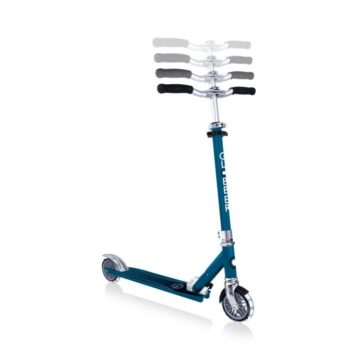 Самокат Globber Flow Element Lights колеса с подсветкой до 100 кг. 5+ Синий (721-300) изображение 6