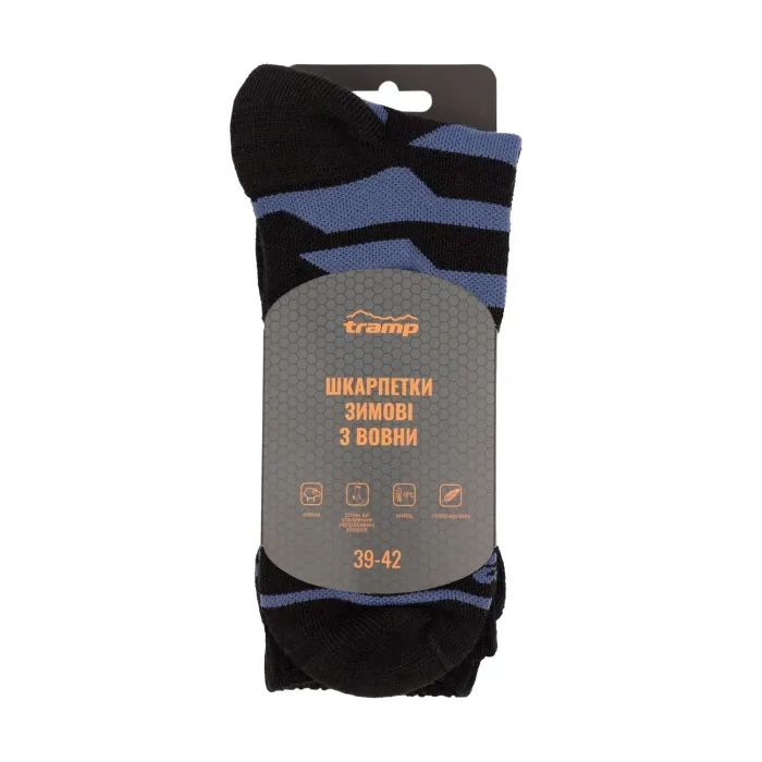 Носки Tramp UTRUS-007-black-39/42 изображение 8