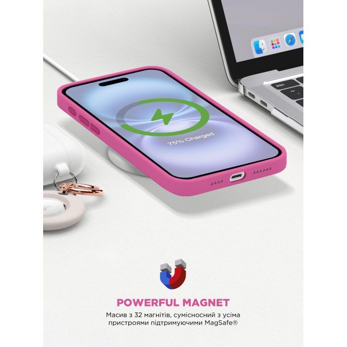 Чехол для мобильного телефона Armorstandart ICON2 MagSafe Apple iPhone 16 Lake Green (ARM81313) изображение 9