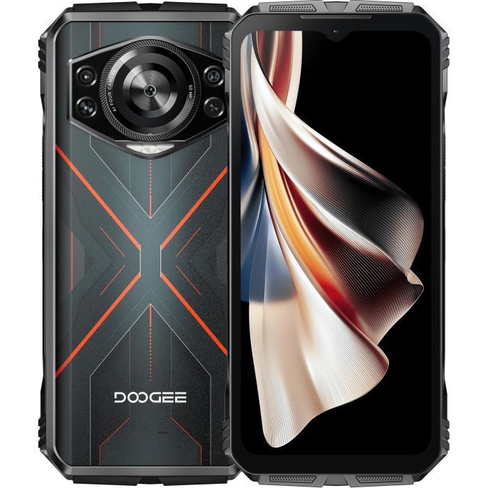 Мобильный телефон Doogee S cyber 8/256Gb Black Red (6923740212431)