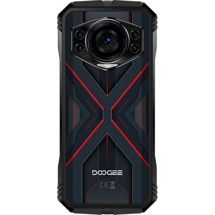 Мобильный телефон Doogee S cyber 8/256Gb Black Red (6923740212431) изображение 3