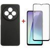 Чохол до мобільного телефона Dengos Xiaomi Redmi 14C Carbon + glass (Black) (DG-KM-119)