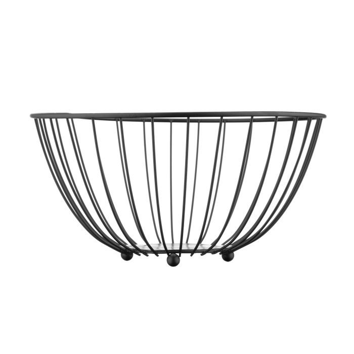 Фруктовниця Ardesto Midori 28х28х13см, метал, чорний (AR0903B) зображення 3