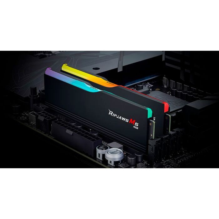 Модуль памяти для компьютера DDR5 64GB (2x32GB) 6000 MHz Ripjaws M5 RGB Matte Black G.Skill (F5-6000J3040G32GX2-RM5RK) изображение 5