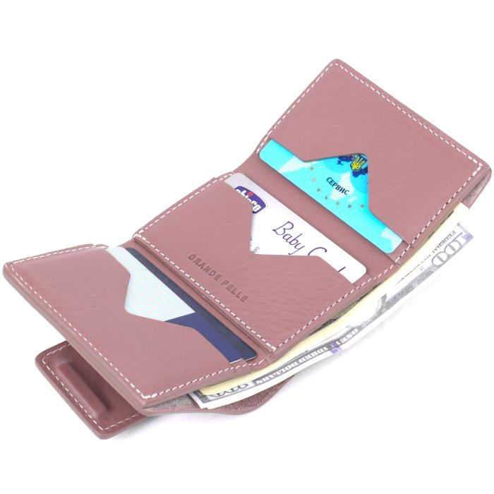 Портмоне Grande Pelle Рожеве (11575) зображення 7