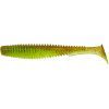Силікон рибальський FishUP U-Shad 4" 204 - Green Pumpkin/Chartreuse (8шт/уп) (1864.11.21)
