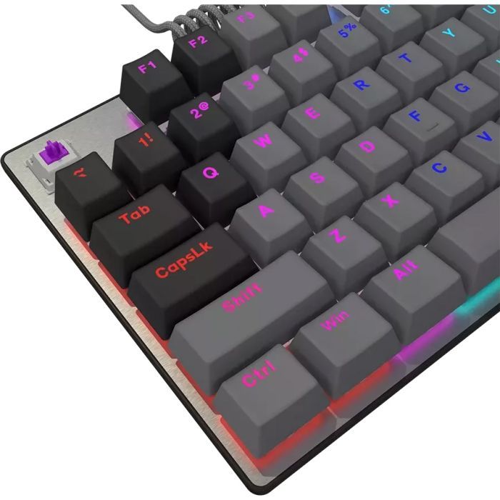 Клавиатура Lorgar Azar 514TKL RGB Mechanical USB UA Black/Grey (LRG-GK514TKL-BK-UA) изображение 4
