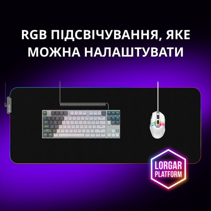 Клавиатура Lorgar Azar 514TKL RGB Mechanical USB UA Black/Grey (LRG-GK514TKL-BK-UA) изображение 9