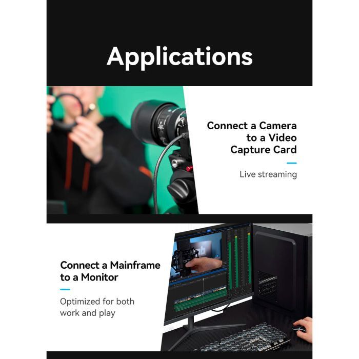 Кабель мультимедийный HDMI M to HDMI M 3.0m V2.0 4K 60Hz Vention (AGIBI) изображение 8