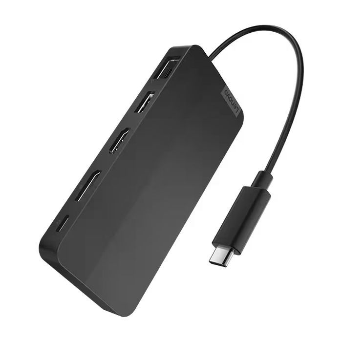 Порт-реплікатор Lenovo USB-C Dual Display Travel Dock (40B90000WW) зображення 4
