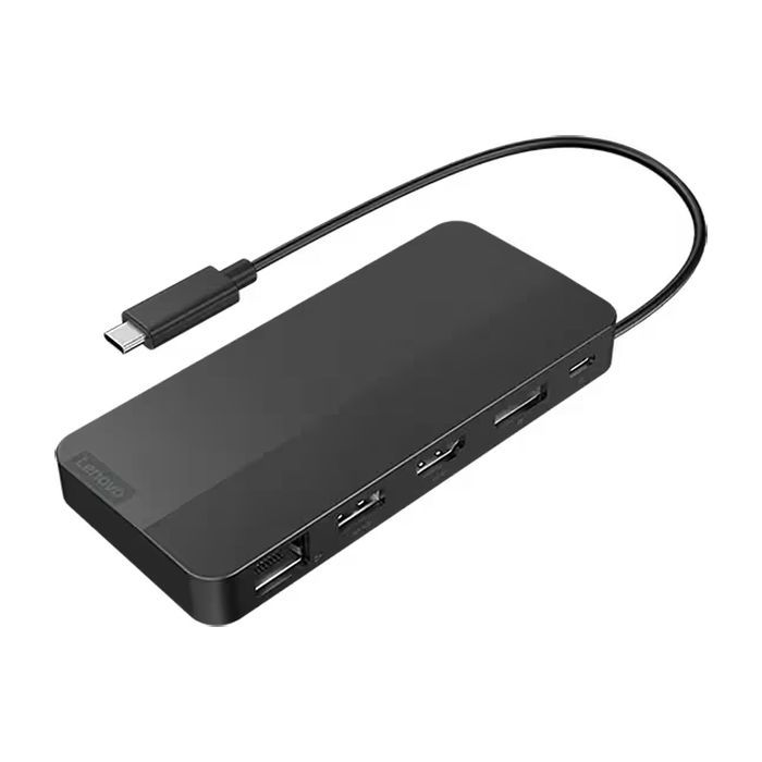 Порт-реплікатор Lenovo USB-C Dual Display Travel Dock (40B90000WW) зображення 5