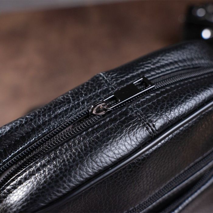 Сумка Vintage Чорна (14909) зображення 10