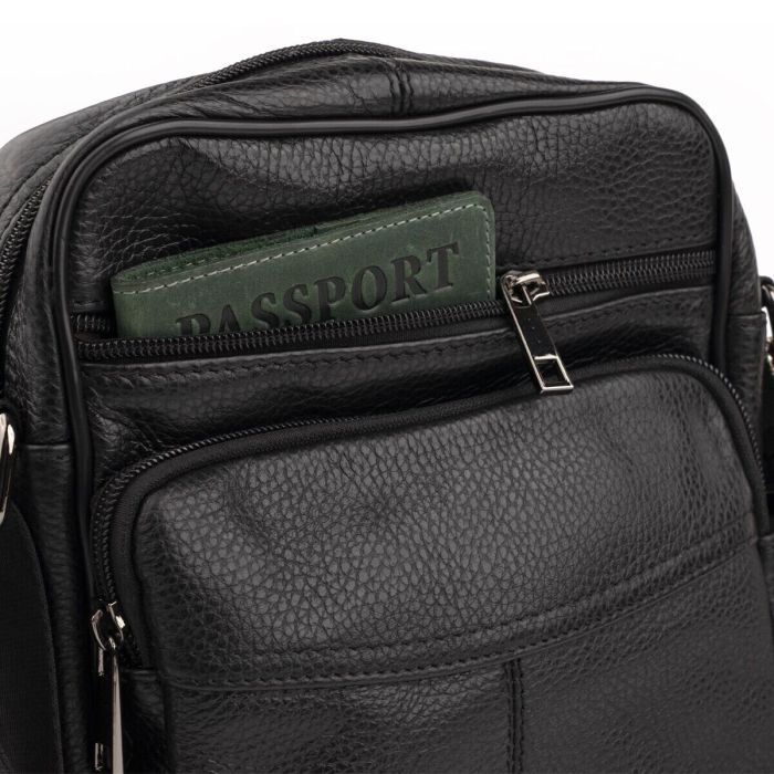 Сумка Vintage Чорна (14909) зображення 12