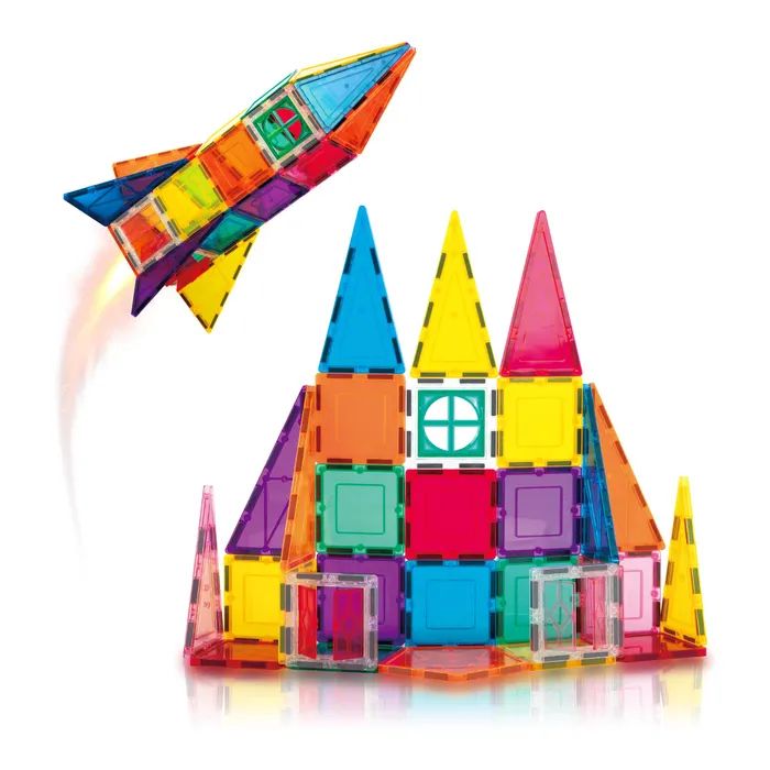 Конструктор Picasso магнітний Tiles Magnetic Building Blocks 36 деталей (817338027971) зображення 2