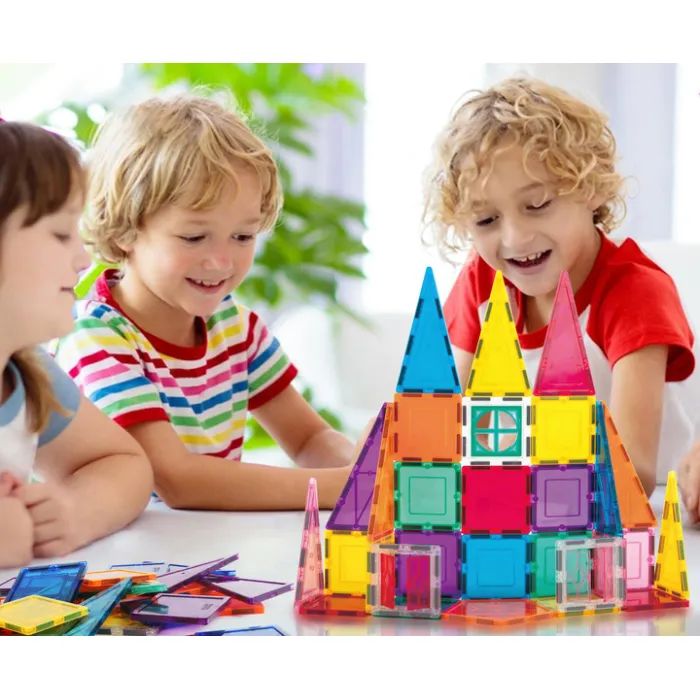 Конструктор Picasso магнітний Tiles Magnetic Building Blocks 36 деталей (817338027971) зображення 8