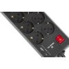 Сетевой удлинитель REAL-EL RS-PROTECT 805 1.8m, black (EL122300042) изображение 7