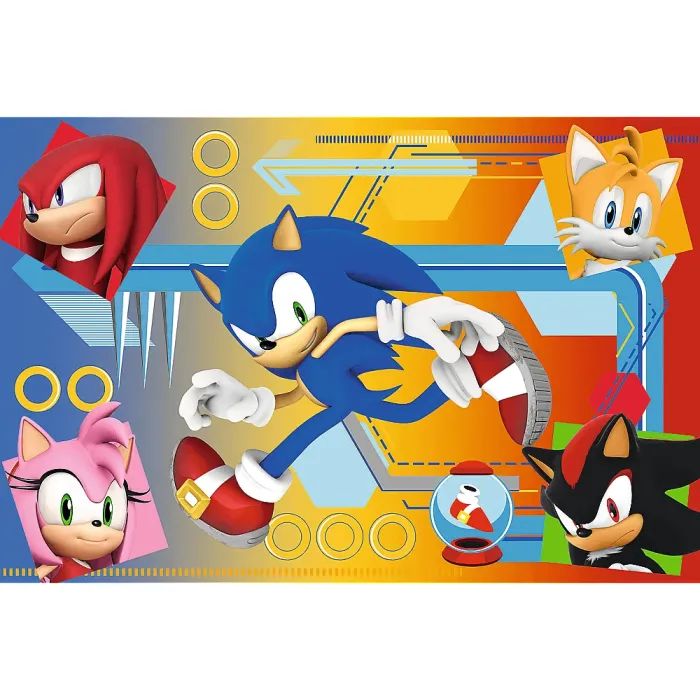 Пазл Trefl Sonic Соник в действии 60 элементов (5900511173871) изображение 2
