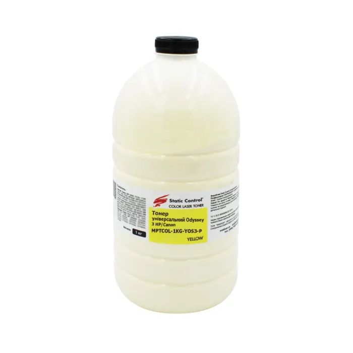 Тонер HP/Canon MPTCOL OS3 1 кг black (фасовка) Static Control (MPTCOL-1KG-KOS3-P)