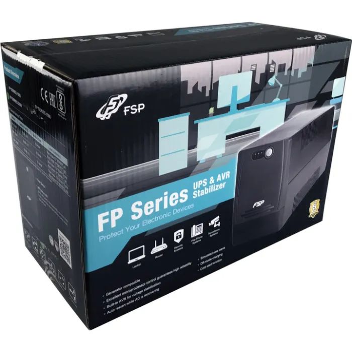 Источник бесперебойного питания FSP FP1500 900W Schuko (PPF9000501) изображение 4