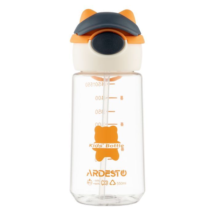 Пляшка для води Ardesto Bear 550мл рожевий (AR2255BB) зображення 4