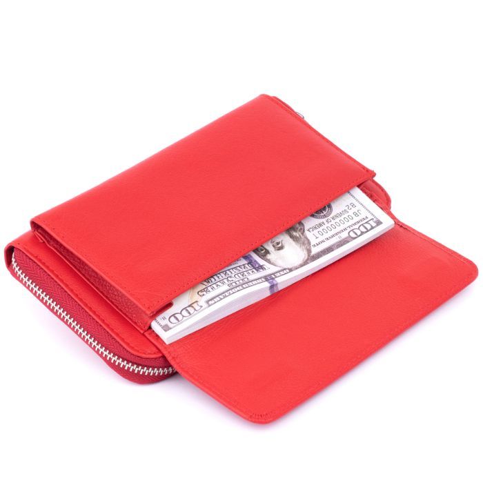 Гаманець ST Leather Червоний (19366) зображення 7