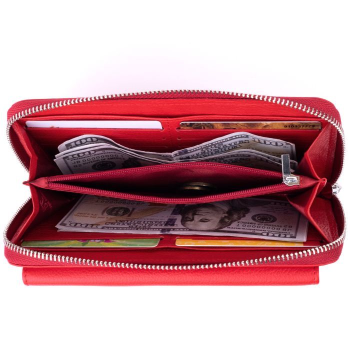 Гаманець ST Leather Червоний (19366) зображення 8