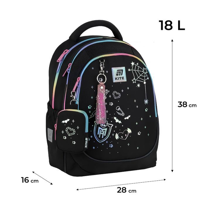 Рюкзак школьный Kite Education 700 Monster High (MH25-700M) изображение 2