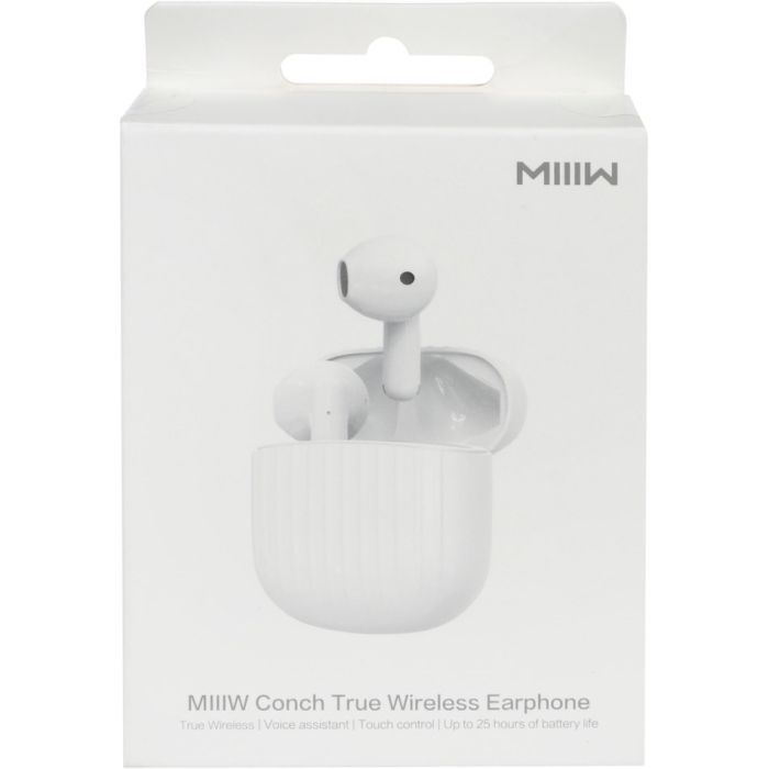 Наушники Xiaomi MiiiW Conch True Wireless Earphone W200 White (MWTW04) изображение 5