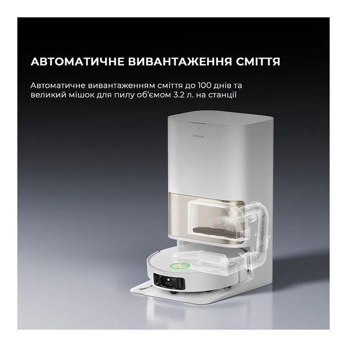 Пылесос Dreame Bot L50 Pro Ultra White (RLL84CE) изображение 4
