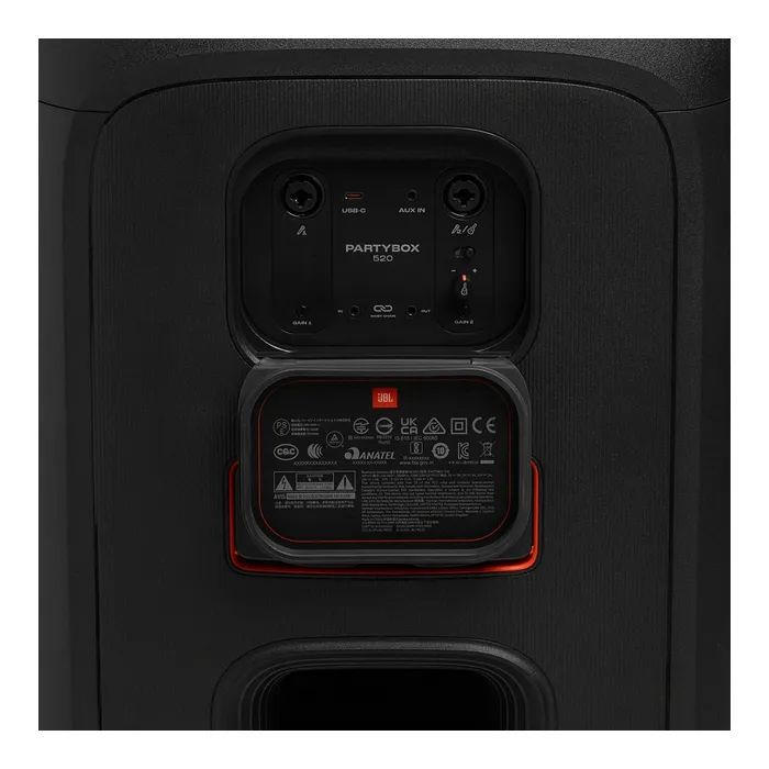 Акустическая система JBL PartyBox 520 Black (JBLPARTYBOX520EU) изображение 9