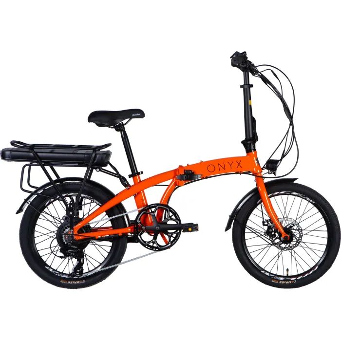 Электровелосипед Dorozhnik 20" eONYX DD рама-11" 48B 12.5А*г 500Вт помаранчевий 2025 (ELB-D-20-059)