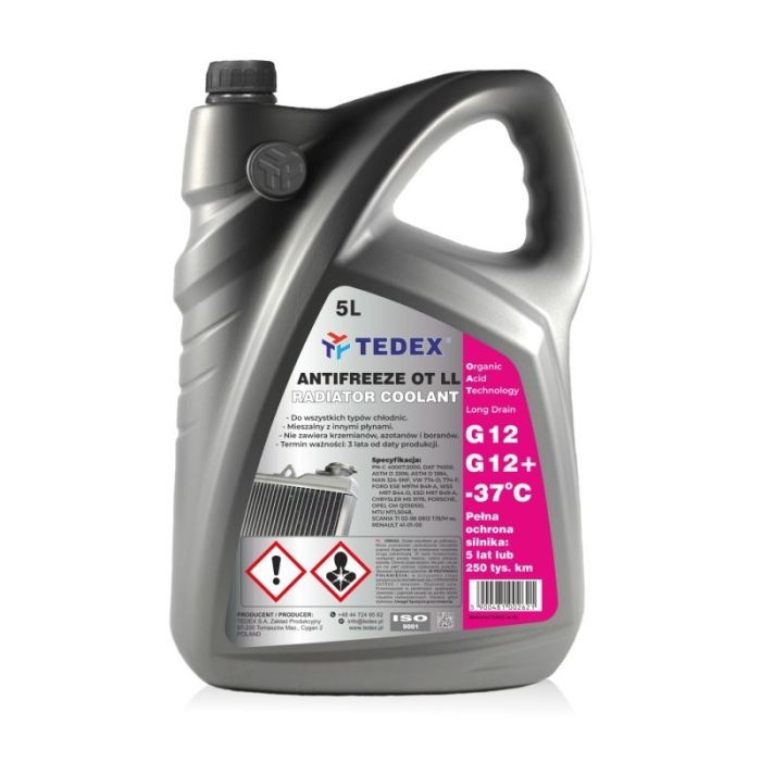 Антифриз TEDEX -37С червоний 5л