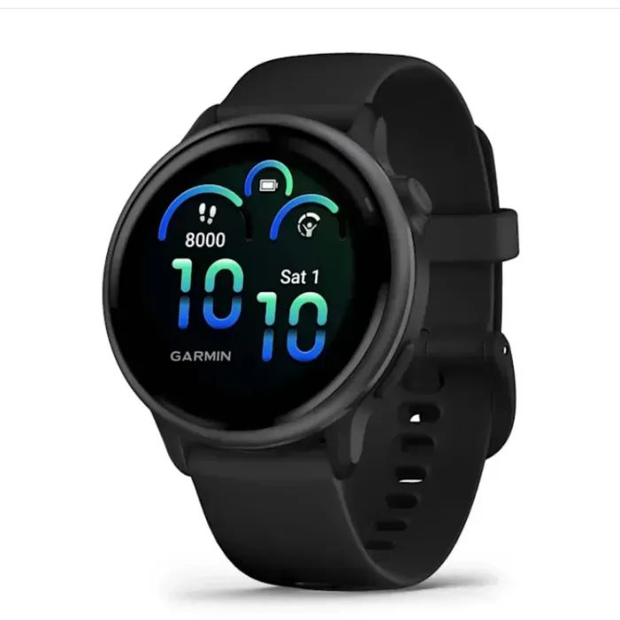 Смарт-часы Garmin vivoactive 6, Black/Slate, GPS смарт-годинник (010-02985-00)