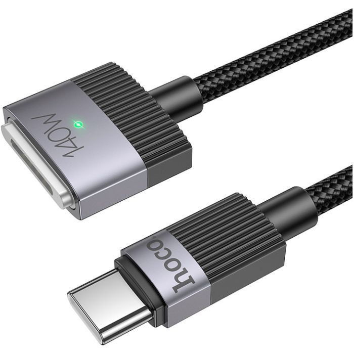 Кабель живлення USB-C to Mag3 1.0m Magnetic U141 black HOCO (6942007642088) зображення 5