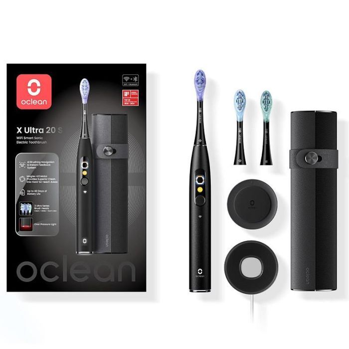 Електрична зубна щітка Oclean X Ultra 20 Set Electric Toothbrush Black (6970810557107)