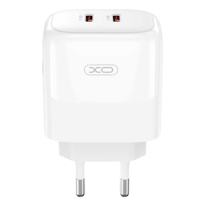 Зарядний пристрій XO L140 35W 2xUSB-C PD White (L140_White) зображення 2