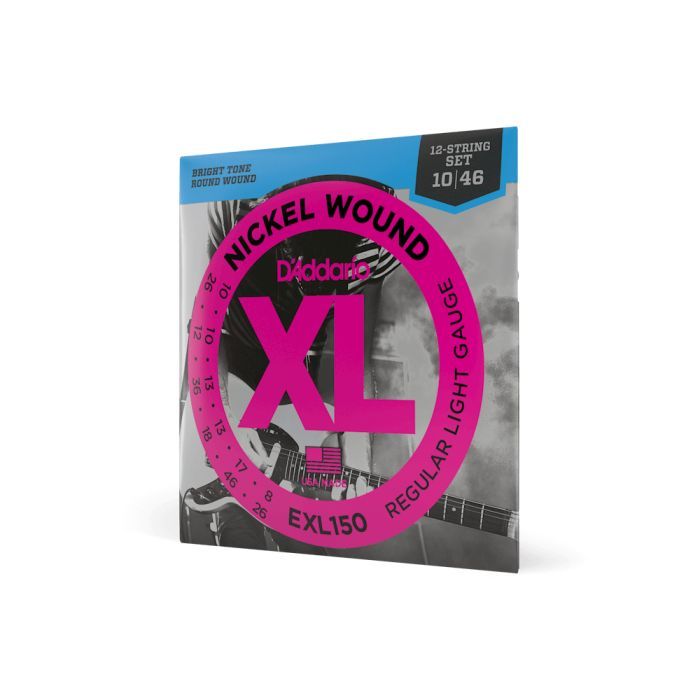 Струны для гитары D'Addario XL Nickel Wound Regular Light 12-String (10-46) (EXL150) изображение 2