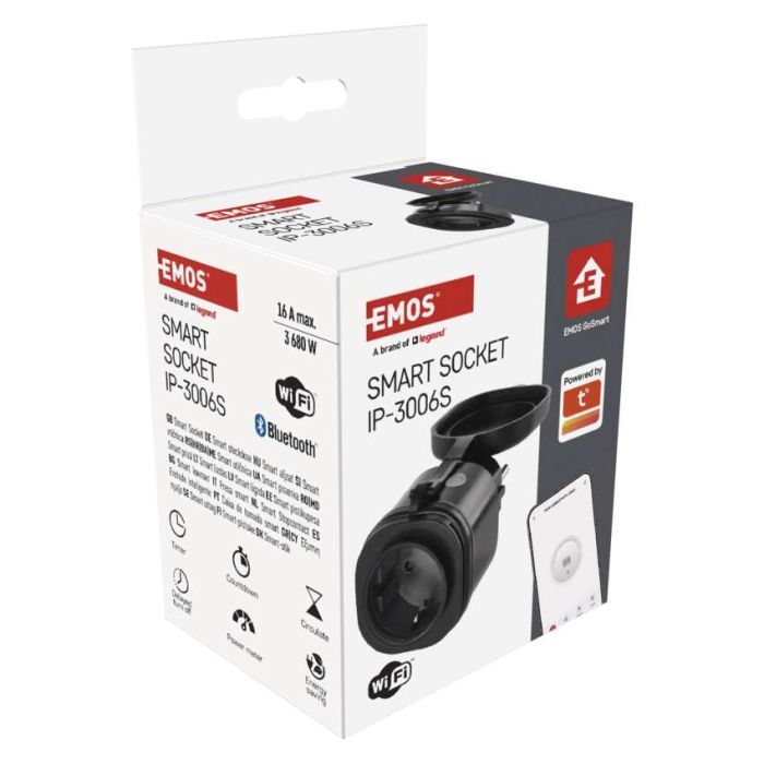 Розумна розетка WIFI P5532 GoSmart, IP44 EMOS (P5532) зображення 10