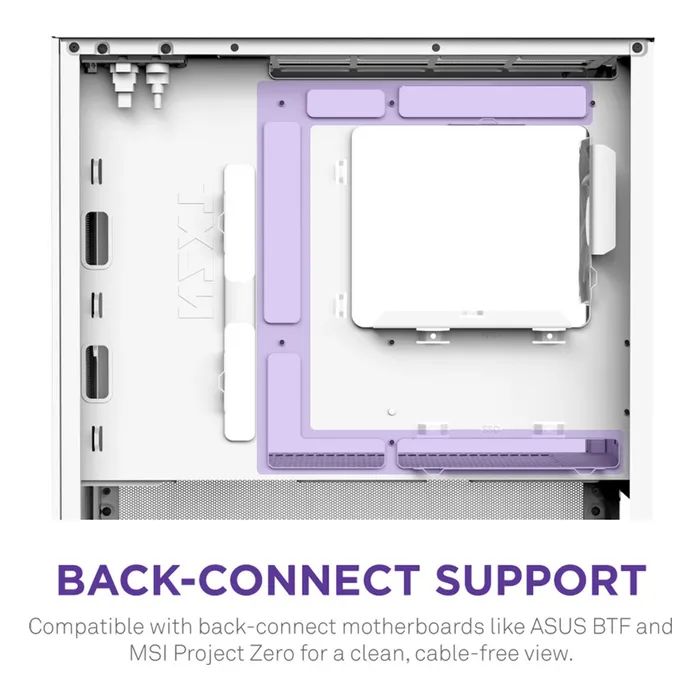 Корпус NZXT H3 Flow All White (CC-H31FW-01) изображение 7
