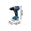Шуруповерт Bosch Professional GSR 18V-65 18В 3163Нм 0-5500-2100обхв 1.06кг (0.601.9N3.200) изображение 4