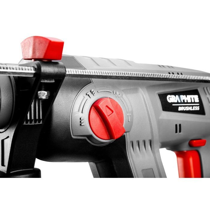 Перфоратор Graphite Energy+ SDS-plus, 18V, 2.2Дж, 2.26кг (без АКБ и ЗУ) (58G027) изображение 10