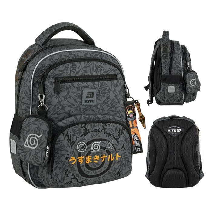 Школьный набор Kite Education Naruto Shippuden 773 (рюкзак + пенал + сумка для взуття) (SET_NR25-773M) изображение 2