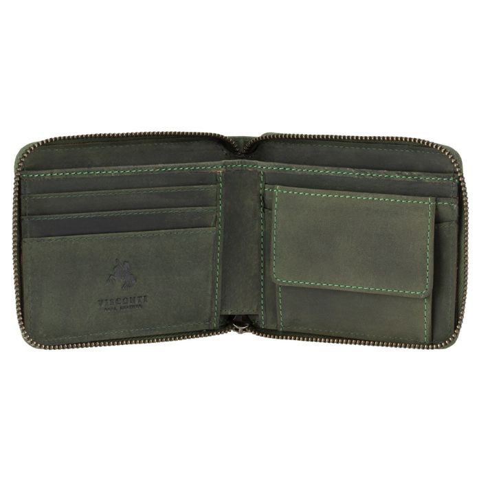 Гаманець Visconti 702 Bullet Oil Green (702 OIL GRN) зображення 2
